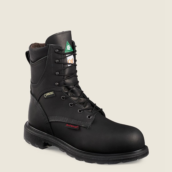 Red Wing Safety Bot Erkek - Supersole® 2.0 - 8-Inch Insulated Waterproof Csa Toe - Siyah - 14IGBLSUW